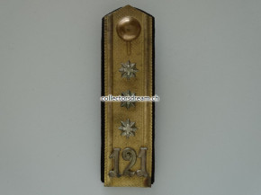 Schulterklappe (Einzelstück) Hauptmann Schütze oder Arzt Ord.1898