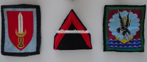 Fremdenlegion - Légion étrangère Stoffabzeichen Konvolut 6-teilig