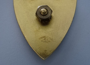 Feuerwehr - Stahlhelm Abzeichen Thurgau verwendet ca. 1940 bis 1980