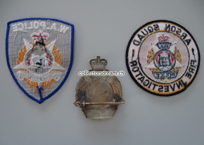 Badge - Metallabzeichen Police Fire Investigator Australien