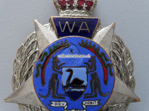 Badge - Metallabzeichen Police Fire Investigator Australien
