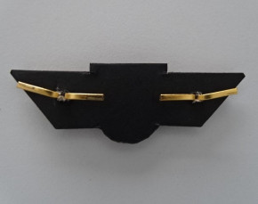 Metall Brustflügel Police Neuchatel goldene Version