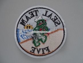 Stoffabzeichen / Patch Seal Team Five