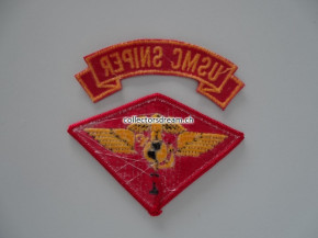 Stoffabzeichen / Patch Set U.S.M.C. 1st. Marine Air Wing