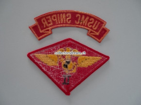 Stoffabzeichen / Patch Set U.S.M.C. 2nd. Marine Air Wing