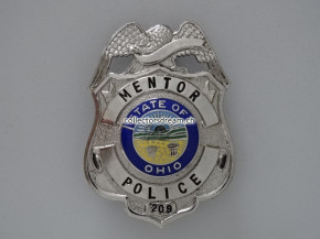 Metall Badge Mentor Police State of Ohio