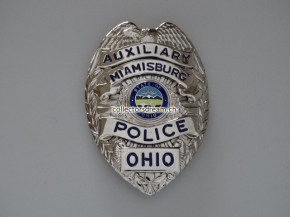 Metall Badge Auxiliary Police Miamisburg State of Ohio