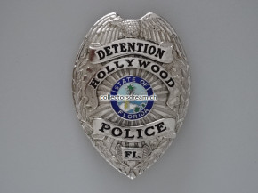 Badge Detention Hollywood Police Florida