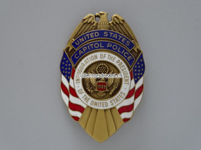 Police Badge Sergeant Capitol Police Inauguration (G. Bush 1989)