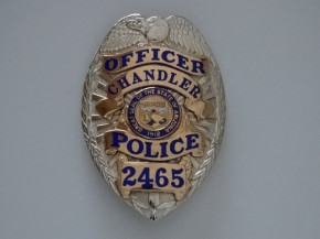 Police Officer Badge Chandler Police Arizona