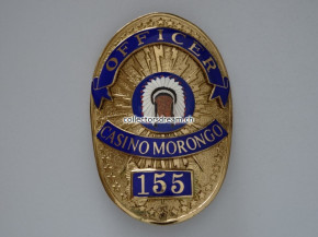 Police Officer Badge Morongo Indian Reservation California