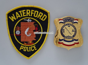 Police Badge Waterford Police State Michigan
