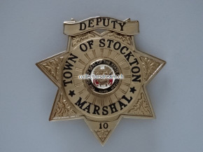 Marshall Badge Deputy Marshal Town of Stockton State Utah