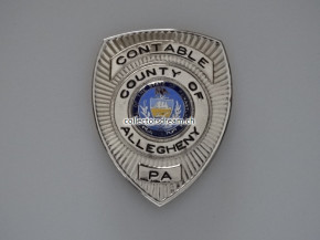Metall Badge Constable County of Allegheny State Pennsylvania