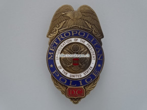 Metall Badge Metropolitan Police D.C. Inauguration