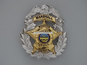 Marshal Badge Woodson Village Lincoln Heights State Ohio