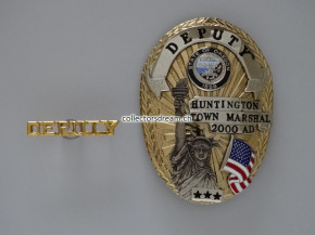 Marshal Badge Deputy Town Marshal Huntington State Oregon
