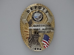 Marshal Badge Deputy Town Marshal Huntington State Oregon