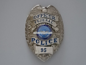 Police Officer Badge Federal Police 1970/80'er Jahre