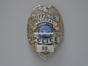 Police Officer Badge Federal Police 1970/80'er Jahre