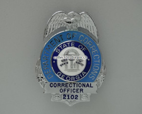 Badge Correctional Officer State Georgia