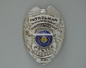Police Badge Partolman Newberry Township State Pennsylvania