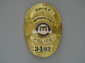 Badge Metropolitan Police Chief