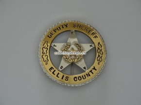 Deputy Sheriff Badge Ellis County State Texas