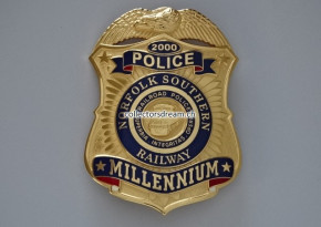 Railroad Police Badge Norfolk Southern Railway Millennium 2000