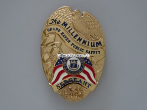 Police Badge Sergeant City of Grand Haven State Michigan