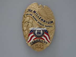 Police Badge Sergeant City of Grand Haven State Michigan