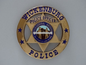 Police Officer Badge Wickenburg Police State Arizona