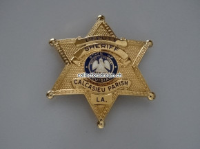 Deputy Sheriff Badge Calcasieu Parish State Louisiana