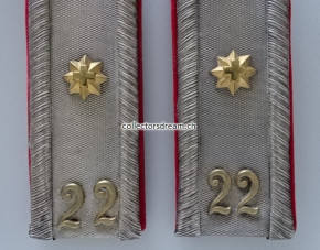 Schulterklappen Stabs-Offizier Major Ord. 1898