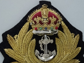 Britisch Royal Navy Mützenabzeichen