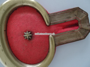 Kavallerie Epaulette (Einzelstück) Offizier Leutnant Ord. 1883/84