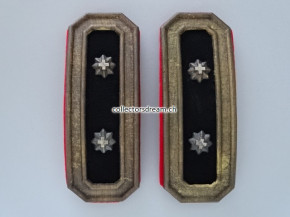 Offiziers Schulterbriden Oberleutnant Ordonnanz 1875/78 Artillerie