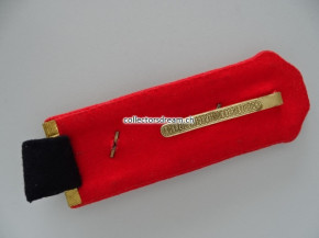 Schulterklappen eidg. Artillerie Oberstleutnant Ord. 1898