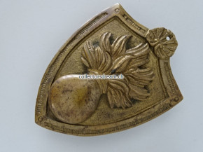 Granaten-Emblem zu Giberne/Patronentasche um 1830/40