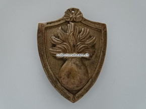 Granaten-Emblem zu Giberne/Patronentasche um 1830/40