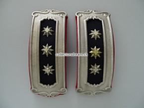 Offiziers Schulterbriden Oberst Ordonnanz 1875/80  Infanterie