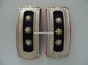 Offiziers Schulterbriden Oberst Ordonnanz 1875/80  Infanterie
