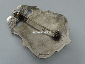 Western Metallabzeichen / Badge "Pony Express Messenger"