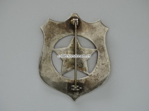 Western Metallabzeichen / Badge " Police Fort Worth Texas "