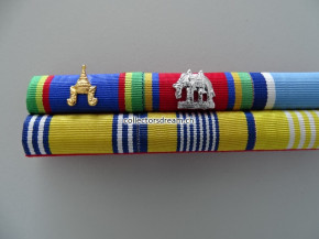 Ribbons - Ordenband - Auszeichnungen Königreich Thailand 6-teilig