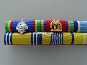 Ribbons - Ordenband - Auszeichnungen Königreich Thailand 6-teilig