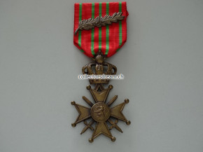 Verdienst Orden "Croix de Guerre 1914-1918 Königreich Belgien