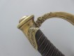 Offizierssäbel Schweiz eidg. Ordonnanz 1842/52 für Infanterie etc. gebleute und vergoldete Klinge