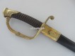Offizierssäbel Schweiz eidg. Ordonnanz 1842/52 für Infanterie etc. gebleute und vergoldete Klinge