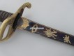 Offizierssäbel Schweiz eidg. Ordonnanz 1842/52 für Infanterie etc. gebleute und vergoldete Klinge